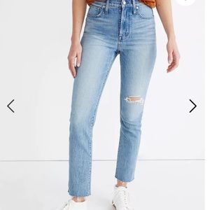 MADEWELL THE PERFECT VINTAGE CROP JEAN ROSABELLE WASH